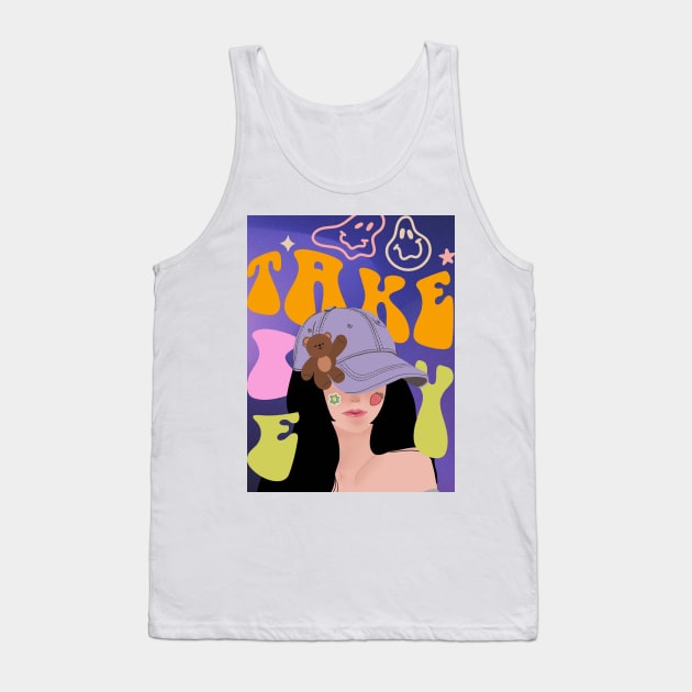 DooNa K-pop Singer - Take it easy Tank Top by LaartStudio